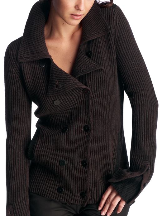 Women's Clothing: Women's Clothing: Double-placket sweater jacket: Tops European Collection | Gap Women's Clothing: Women's Clothing: Double-placket sweater jacket: Tops European Collection | Gap