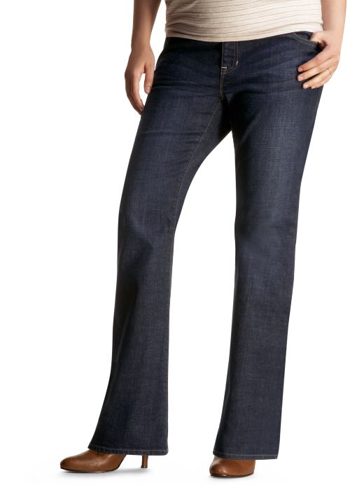 Gap Denim Full Panel Long And Lean Maternity Jeans