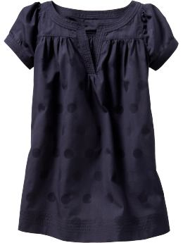 GapKids: Dotted shift dress - marine blue