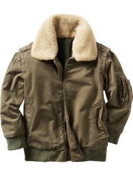 GapKids: Bomber jacket - dark olive