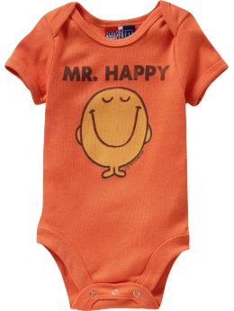 BabyGap: Junk Food short-sleeved graphic bodysuit - orange