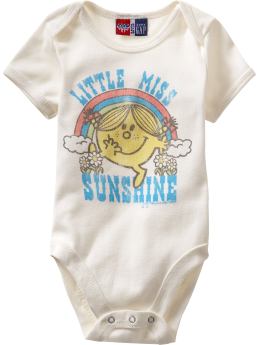 BabyGap: Junk Food short-sleeved graphic bodysuit - sugar cookie