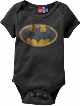 BabyGap: Junk Food short-sleeved graphic bodysuit - black