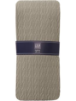 Women: Cableknit tights - terrain