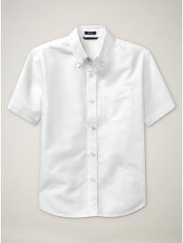 Solid Oxford shirt