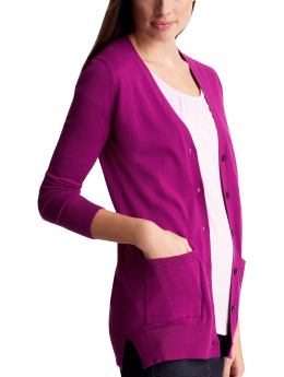 Women: The boyfriend cardigan - winter peony