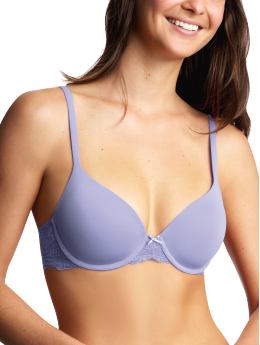 Women: Lace favorite T-shirt bra - cornflower