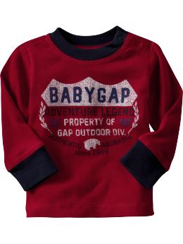 BabyGap: Adventure graphic T - russian red