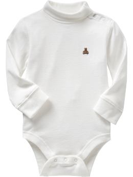BabyGap: Classic turtleneck bodysuit - off white