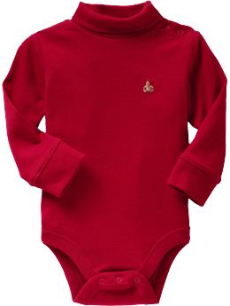BabyGap: Classic turtleneck bodysuit - russian red