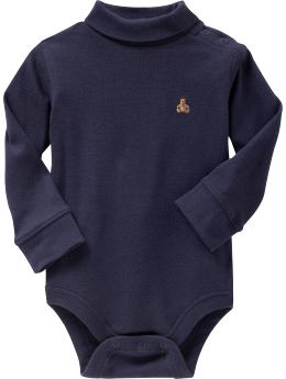 BabyGap: Classic turtleneck bodysuit - marine blue