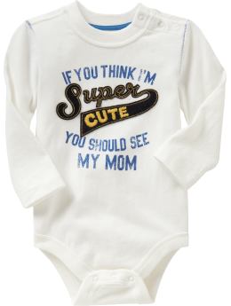 BabyGap: Cool parents bodysuit - off white