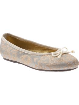 BabyGap: Brocade ballet flats - gold