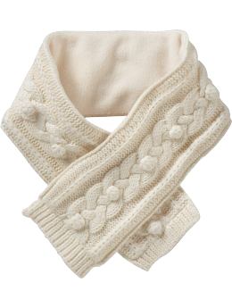 BabyGap: Cable knit scarf - white sail