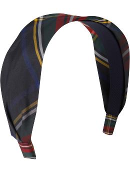 BabyGap: Tartan plaid headband - red plaid