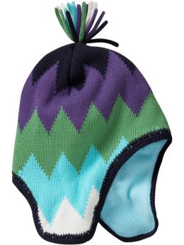 BabyGap: Zig-zag striped hat - blue combo