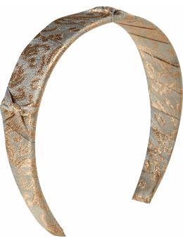 BabyGap: Brocade headband - brocade silver