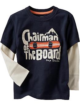 BabyGap: 2-in-1 ski graphic T - blue galaxy