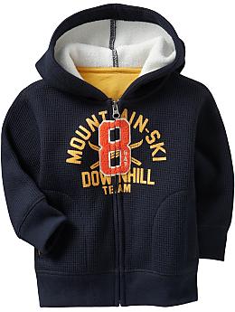 BabyGap: Active waffle hoodie - blue galaxy