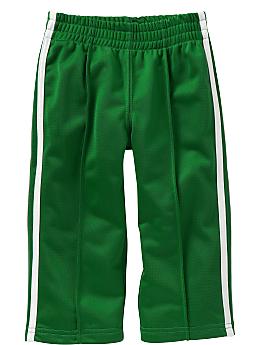 BabyGap: Striped tricot pants - gable green