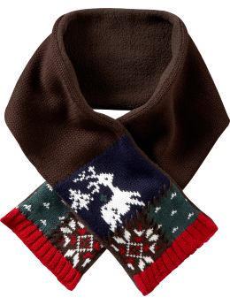 BabyGap: Reindeer scarf - blue galaxy
