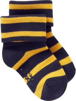 BabyGap: Striped triple-roll socks - navy/kayak