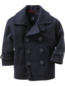 BabyGap: Anchor button peacoat - true navy