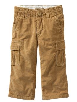 BabyGap: Corduroy cargo pants - acorn