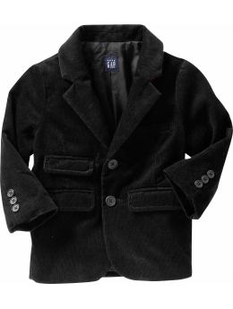 BabyGap: Dressy corduroy blazer - true black