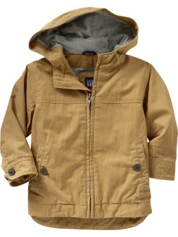 BabyGap: Crisp canvas windbreaker - acorn