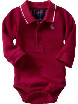 BabyGap: Long-sleeved bodysuit - russian red