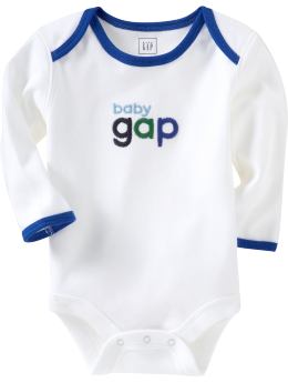 BabyGap: Logo ringer bodysuit - boy baby gap