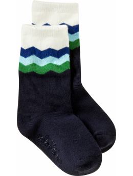 BabyGap: Zig-zag socks - crisp royal blue