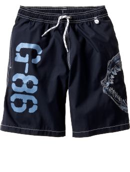 GapKids: Shark swim shorts - blue galaxy