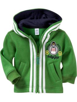 BabyGap: Lighthouse fleece jacket - happy green