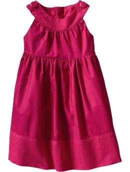 BabyGap: Pink party dress - bright ruby