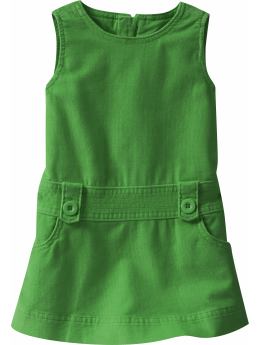 BabyGap: Drop waist jumper - happy green