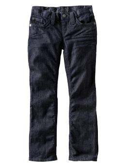 GapKids: Dark rinse skinny jeans - denim