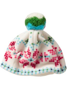 GapKids: Pom pom Pro fleece hat - white sail
