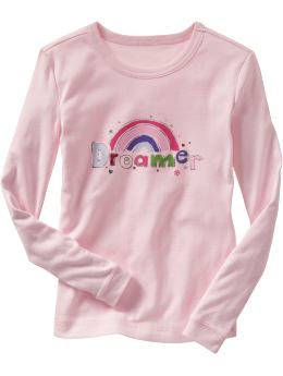 GapKids: Sleep graphic T - pink
