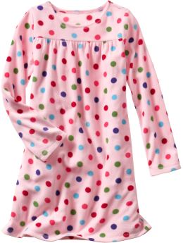 GapKids: Micro fleece nightgown - classic pink