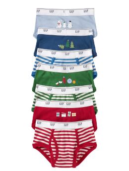 GapKids: Holiday time briefs (7-pack) - multi