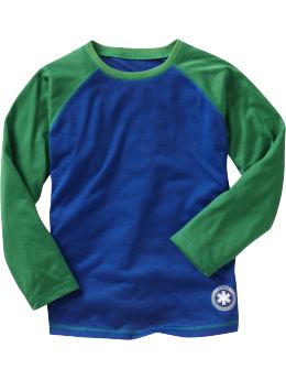 GapKids: Raglan pajama top - happy green