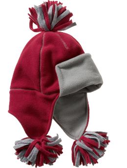 GapKids: Pro fleece trapper hat - russian red