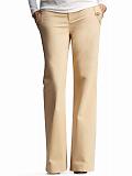 Demi panel stretch twill khakis