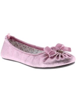 GapKids: Metallic keyhole ballet flats - classic pink