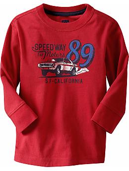 BabyGap: Active graphic T - admiral red