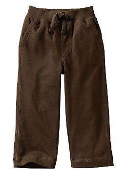 BabyGap: Topstitched knit pants - brown