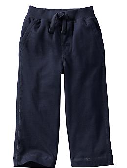 BabyGap: Topstitched knit pants - blue galaxy