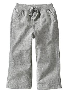 BabyGap: Topstitched knit pants - gray